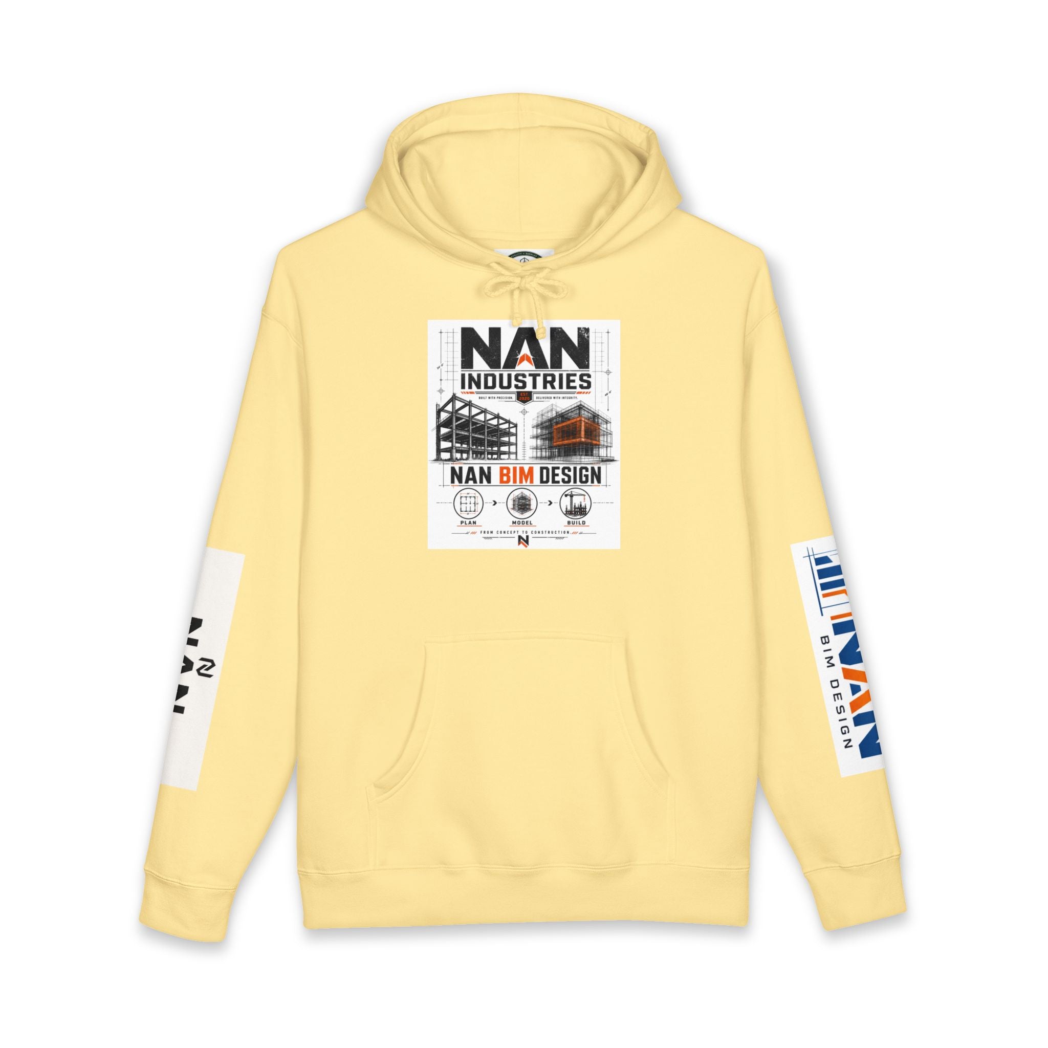 NAN Industries Logo Hoodie — BIM Design Construction Pullover