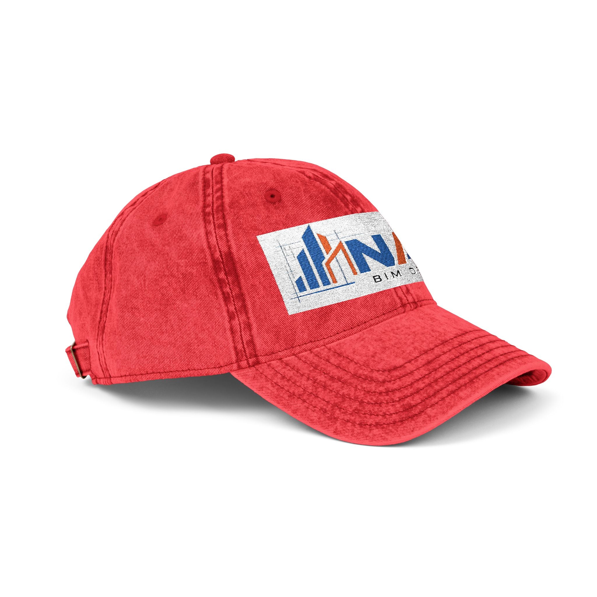 Vintage Embroidered Cap — Distressed NAN Logo Baseball Hat