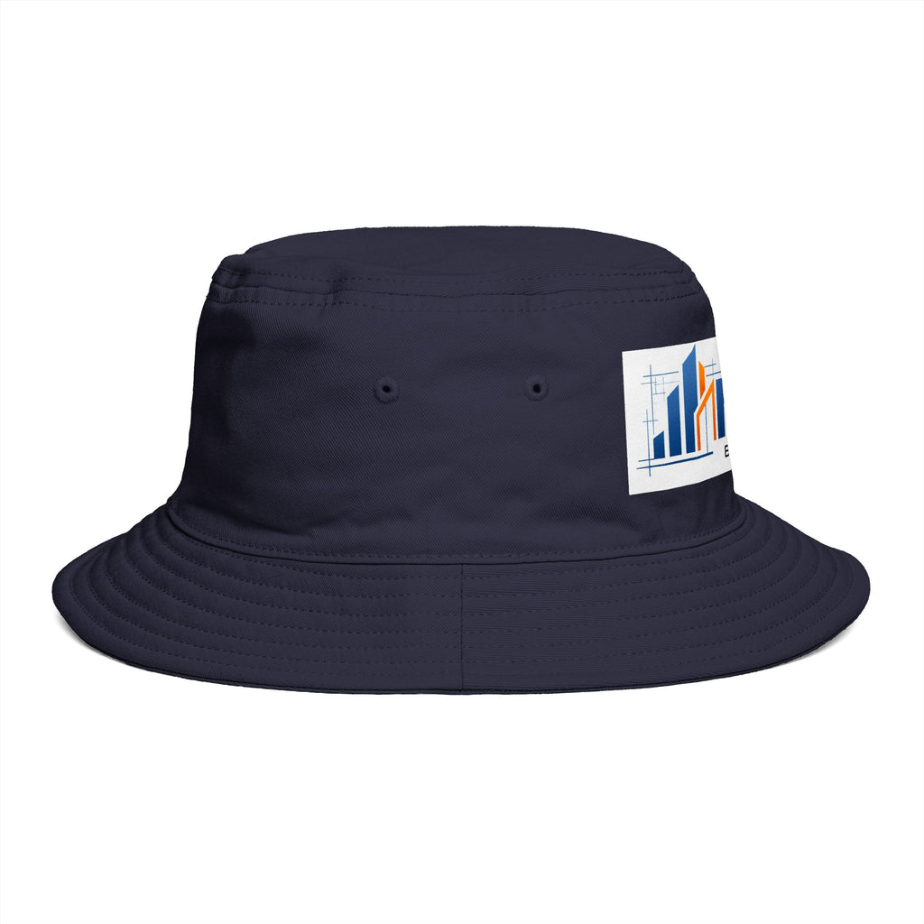 Bucket Hat — NAN BIM Design Logo Embroidered Brown Bucket Hat