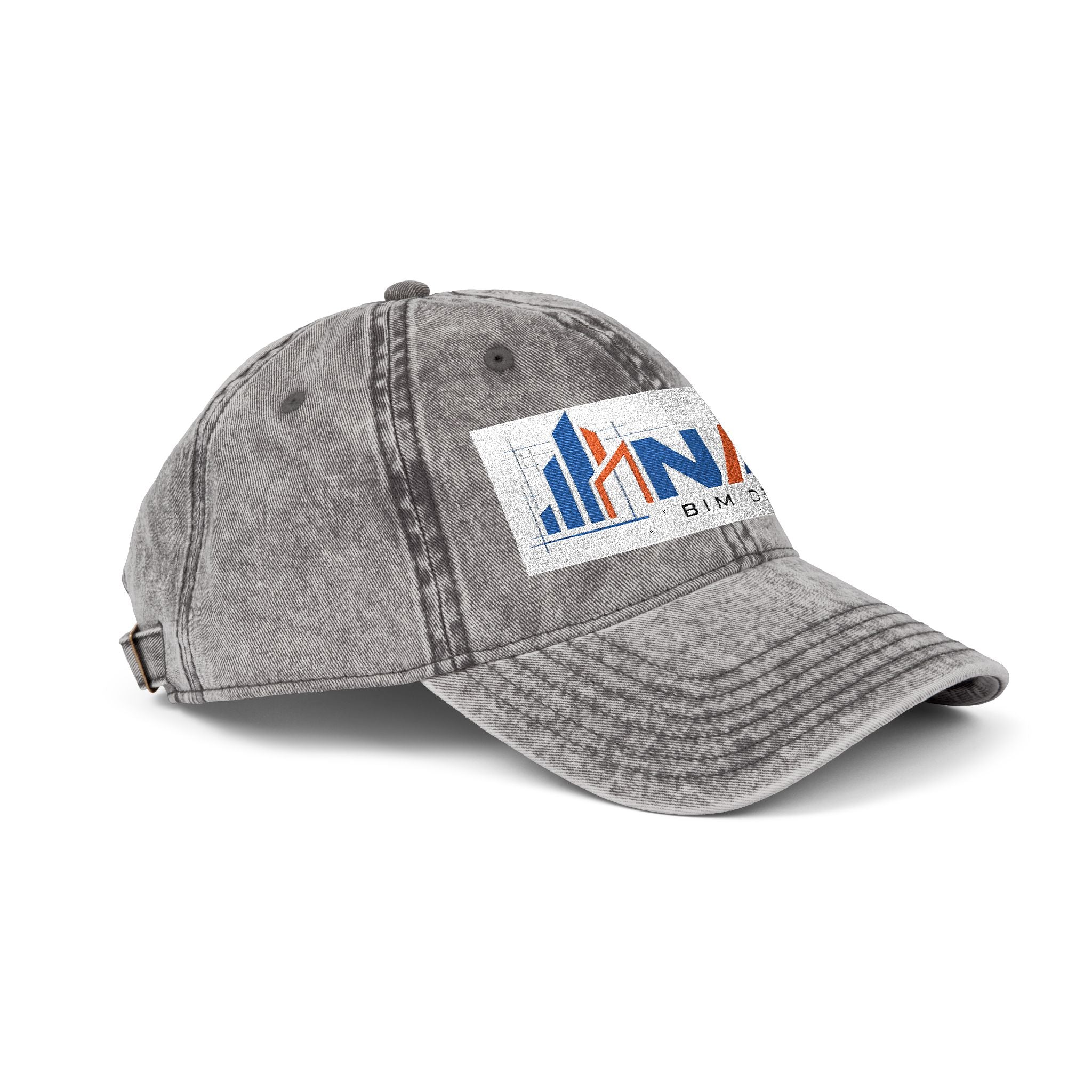 Vintage Embroidered Cap — Distressed NAN Logo Baseball Hat