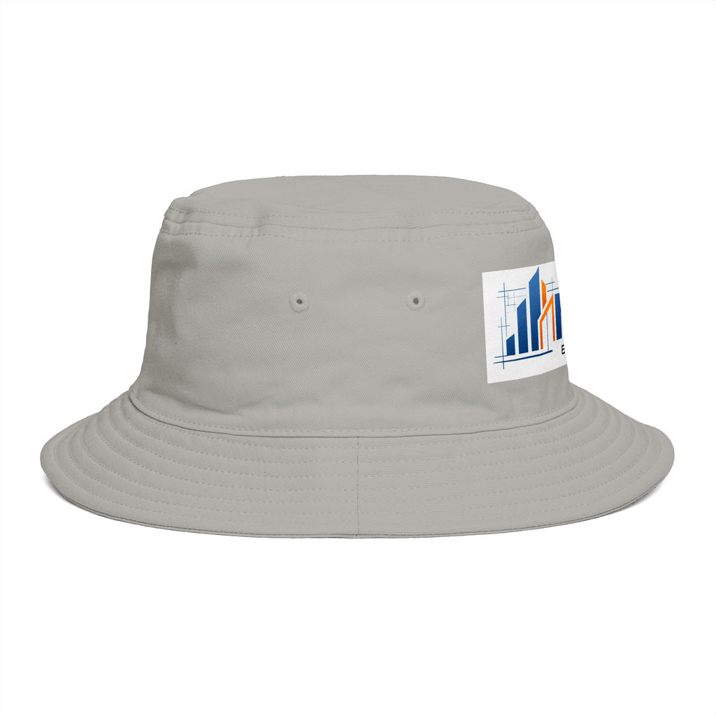 Bucket Hat — NAN BIM Design Logo Embroidered Brown Bucket Hat