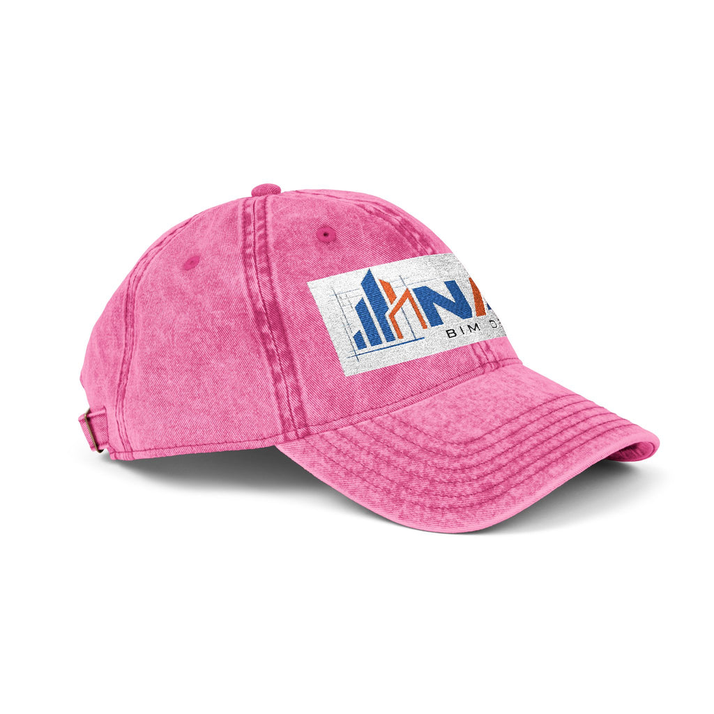 Vintage Embroidered Cap — Distressed NAN Logo Baseball Hat