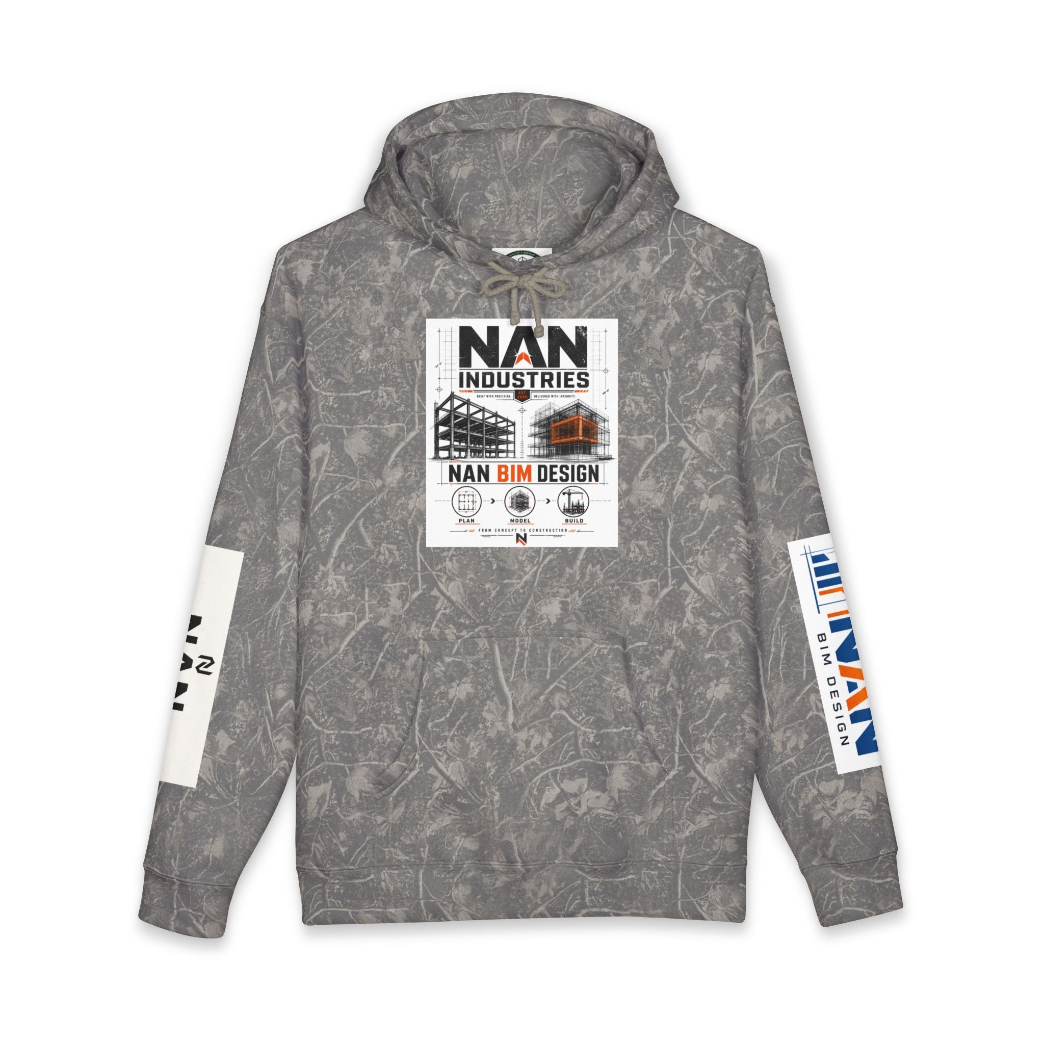 NAN Industries Logo Hoodie — BIM Design Construction Pullover