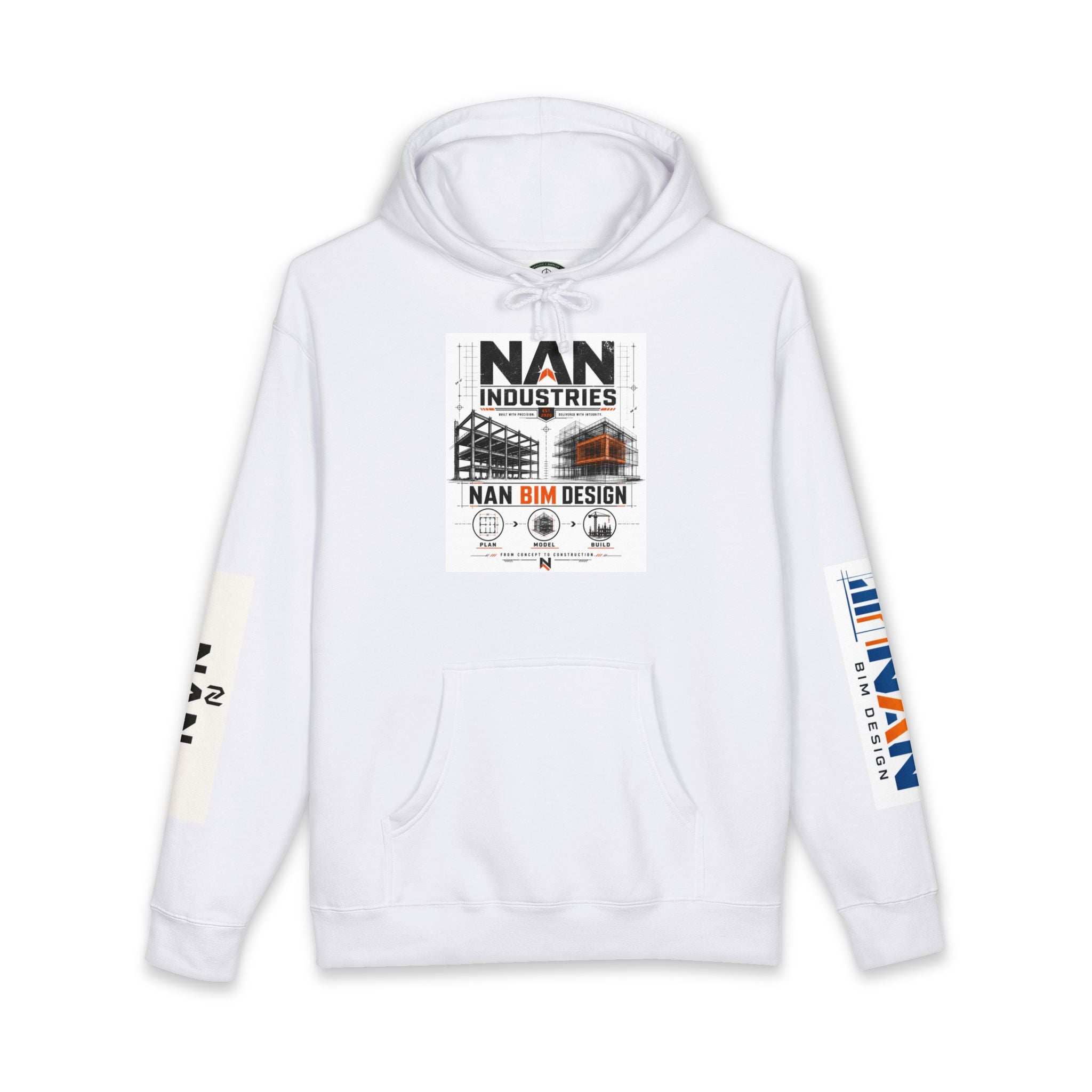 NAN Industries Logo Hoodie — BIM Design Construction Pullover