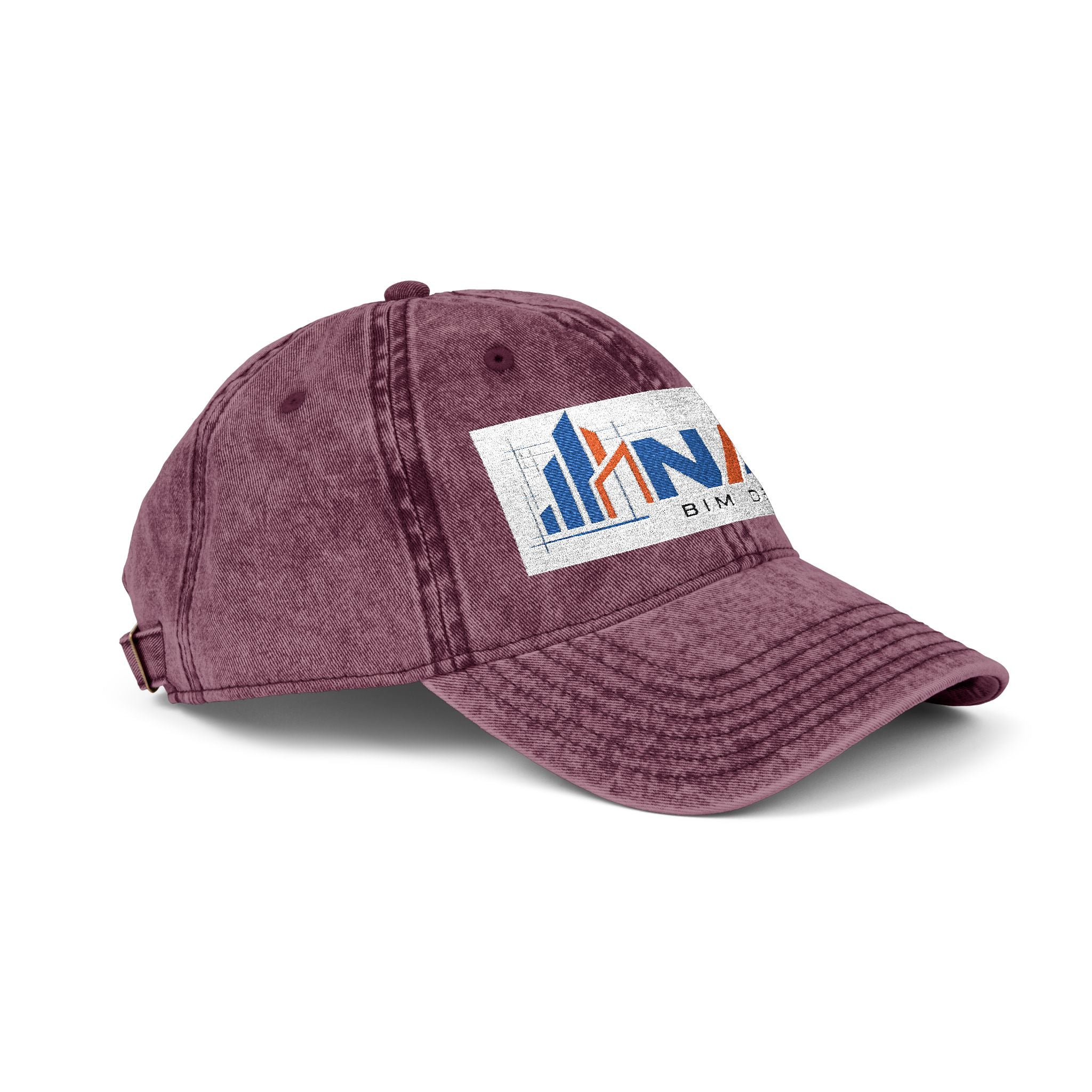 Vintage Embroidered Cap — Distressed NAN Logo Baseball Hat