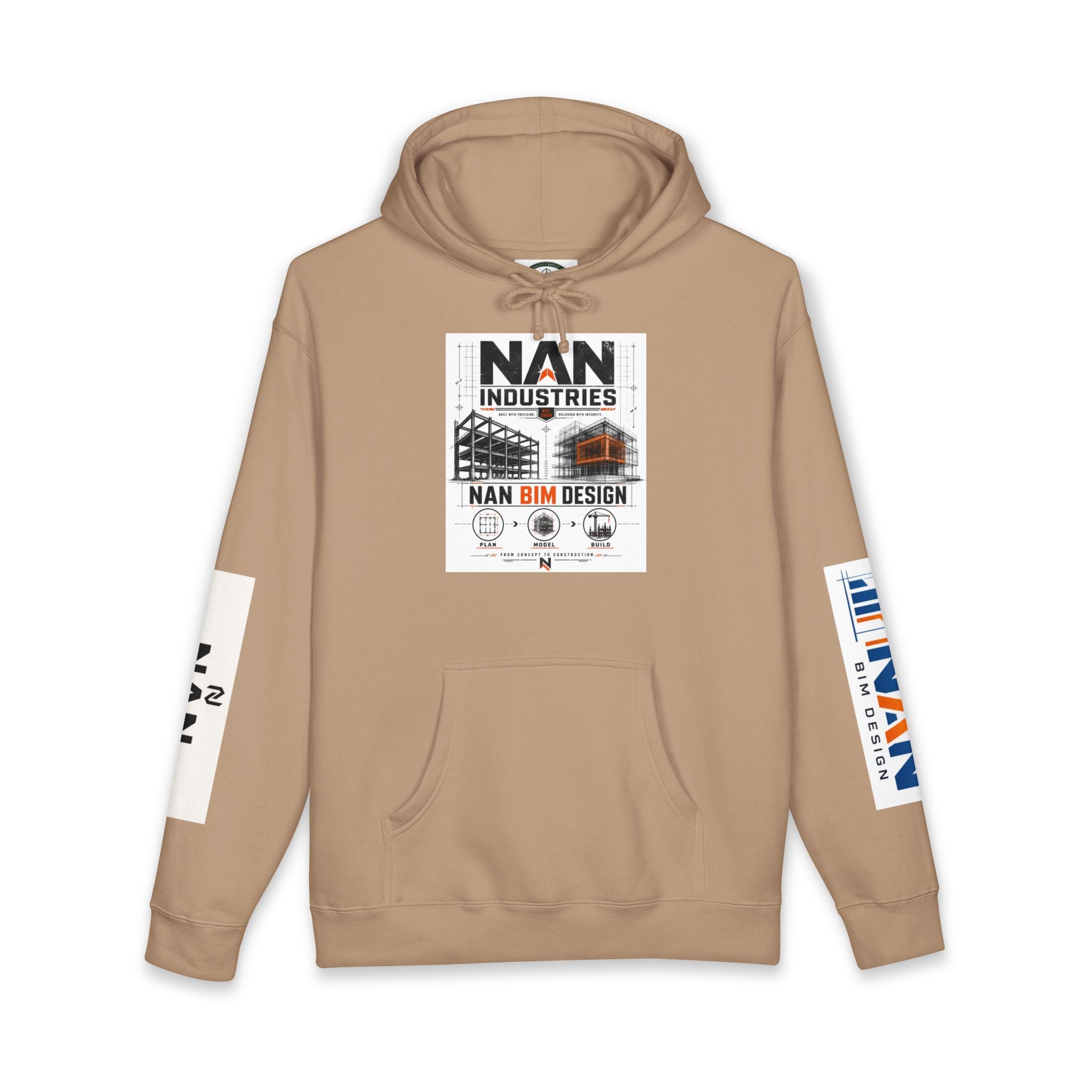 NAN Industries Logo Hoodie — BIM Design Construction Pullover