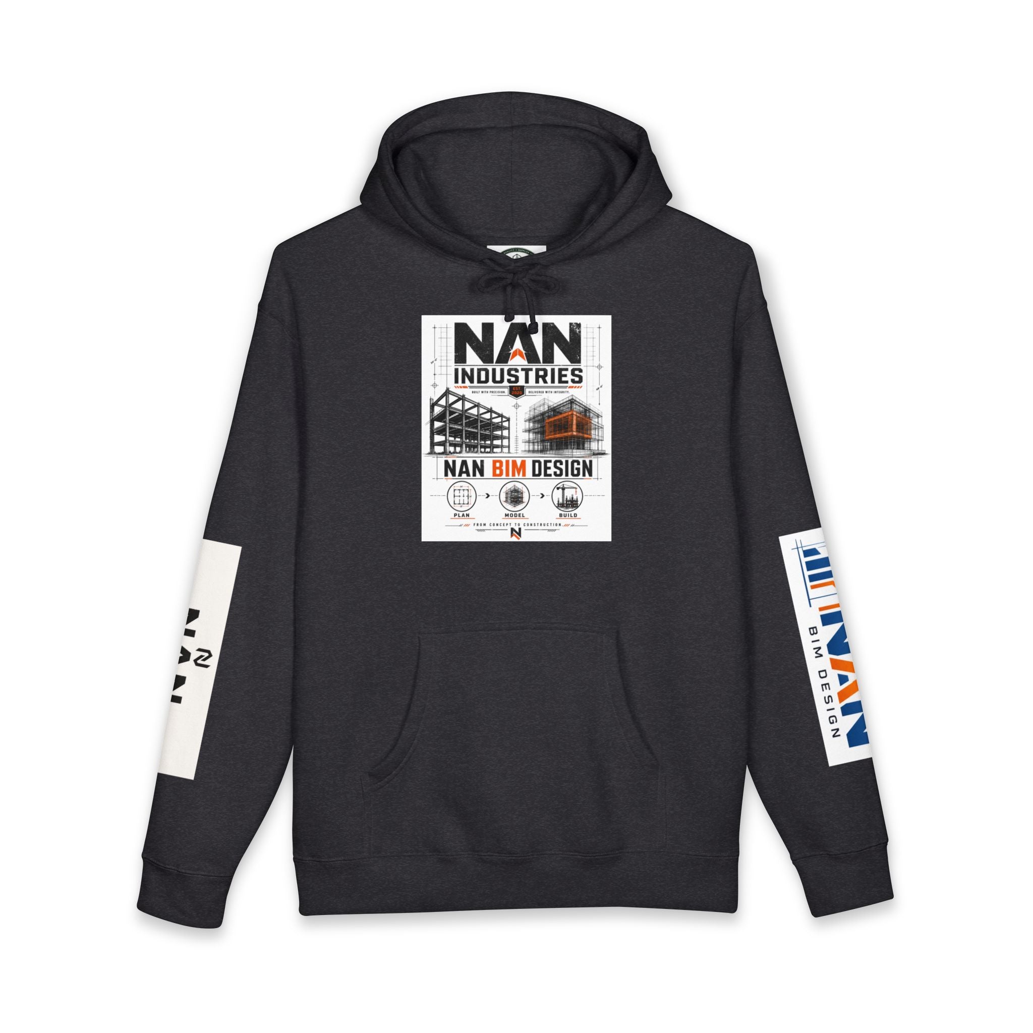 NAN Industries Logo Hoodie — BIM Design Construction Pullover